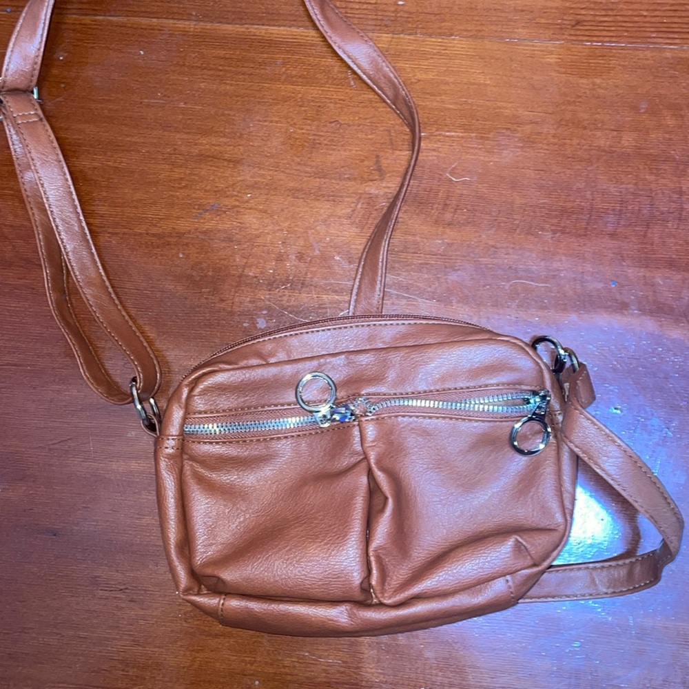 Burnt orange shoulder bag